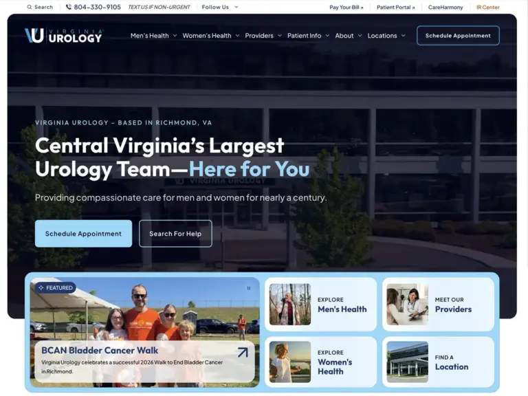 Virginia Urology Website